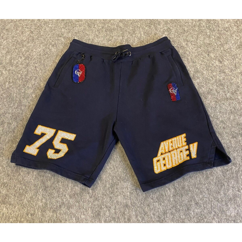Avenue George V Paris Shorts Crystal Navy Blue 75 Size XL Extra Large